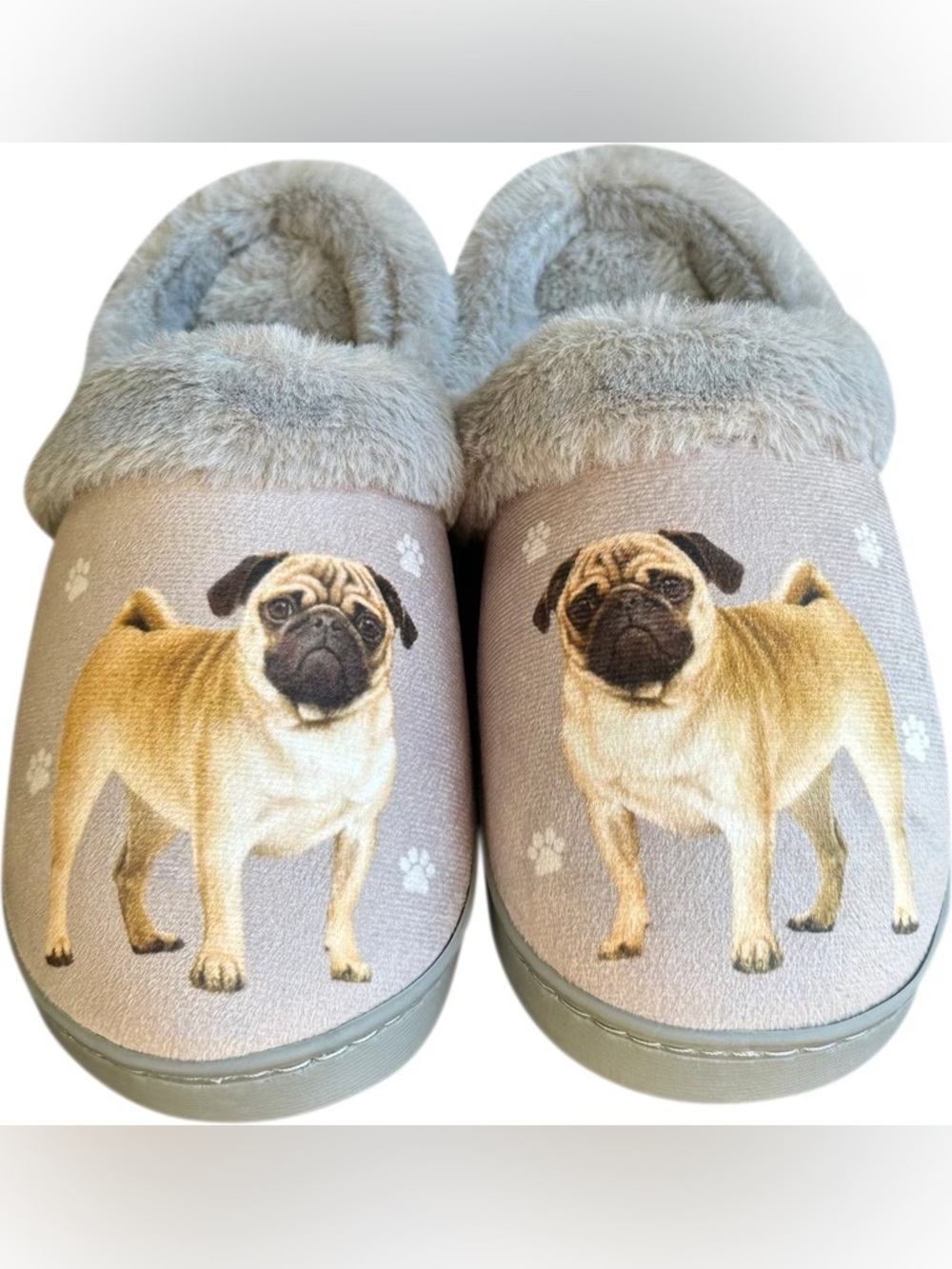 E&S PETS Pug Snugg Slippers Small/Medium